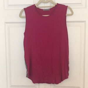 Loveappella magenta sleeveless top